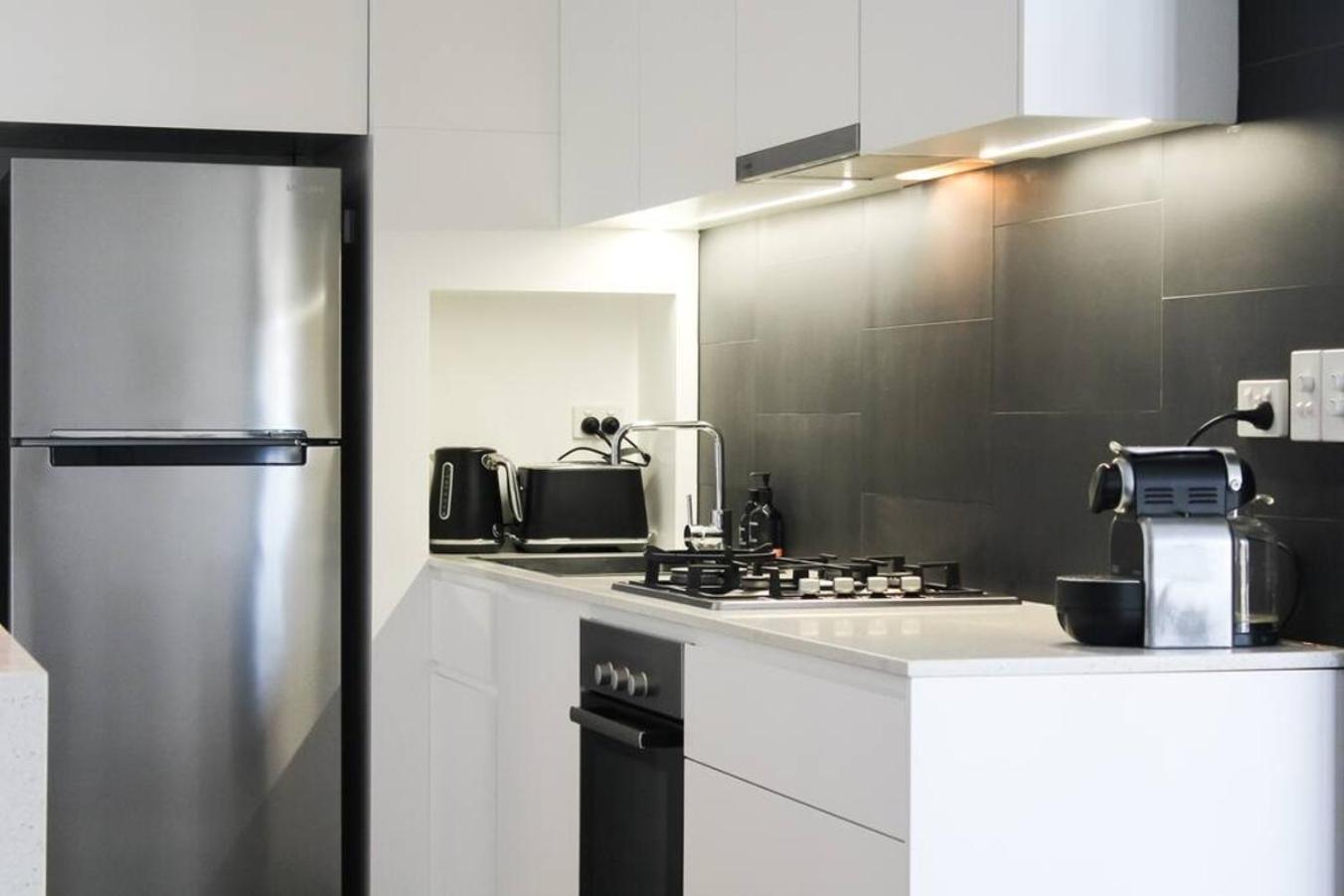 Blinco Hideaway- Modern Spacious 1Br Art Precinct W Balcony ฟรีแมนเทิล ภายนอก รูปภาพ